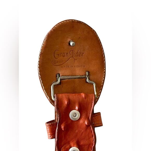 Grand lider Ostrich Elegant Leather Belt Size:34